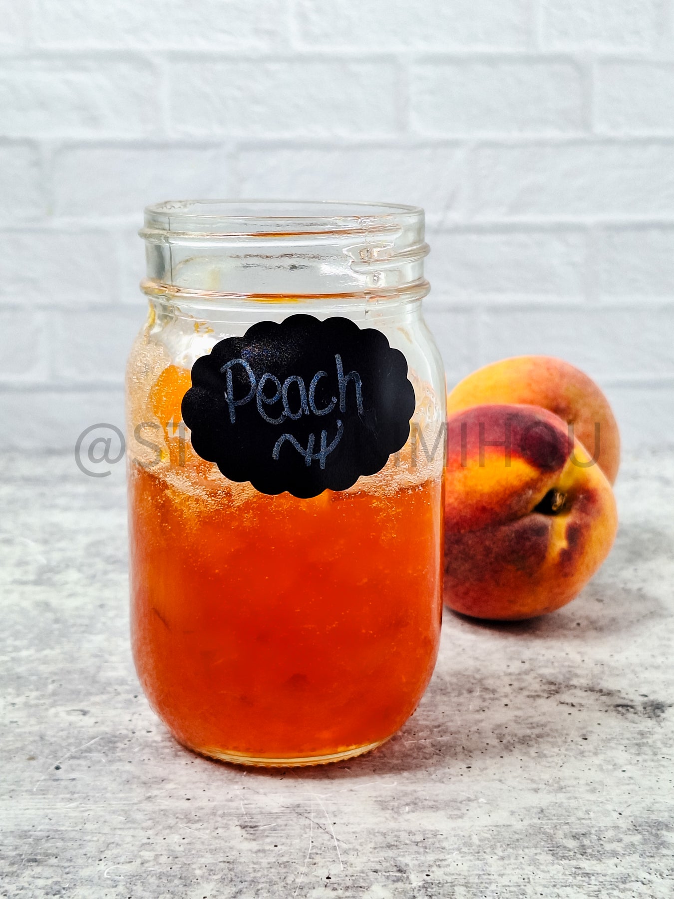 Semi-Exclusive Peach Jam on Concrete