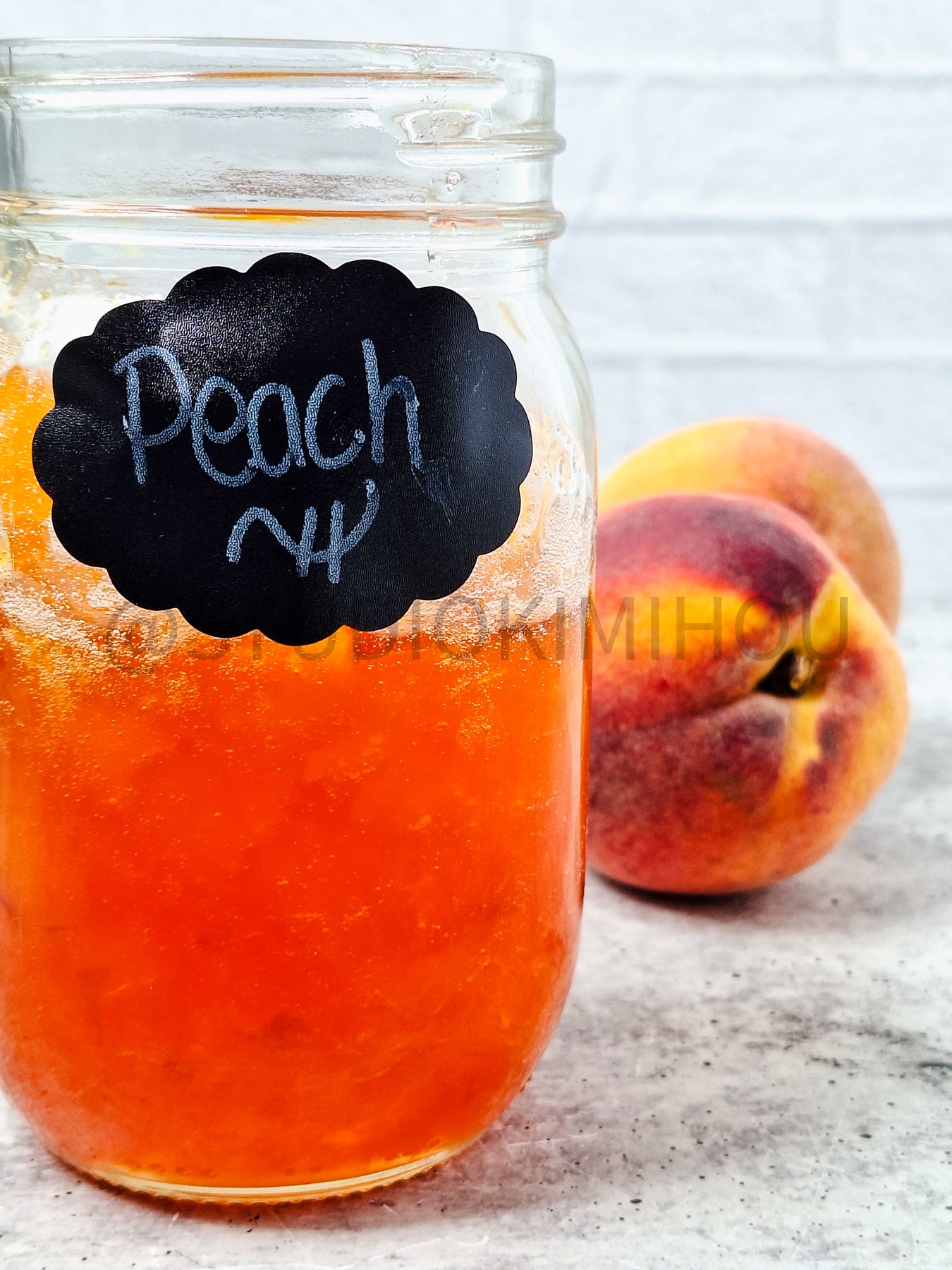 Semi-Exclusive Peach Jam on Concrete