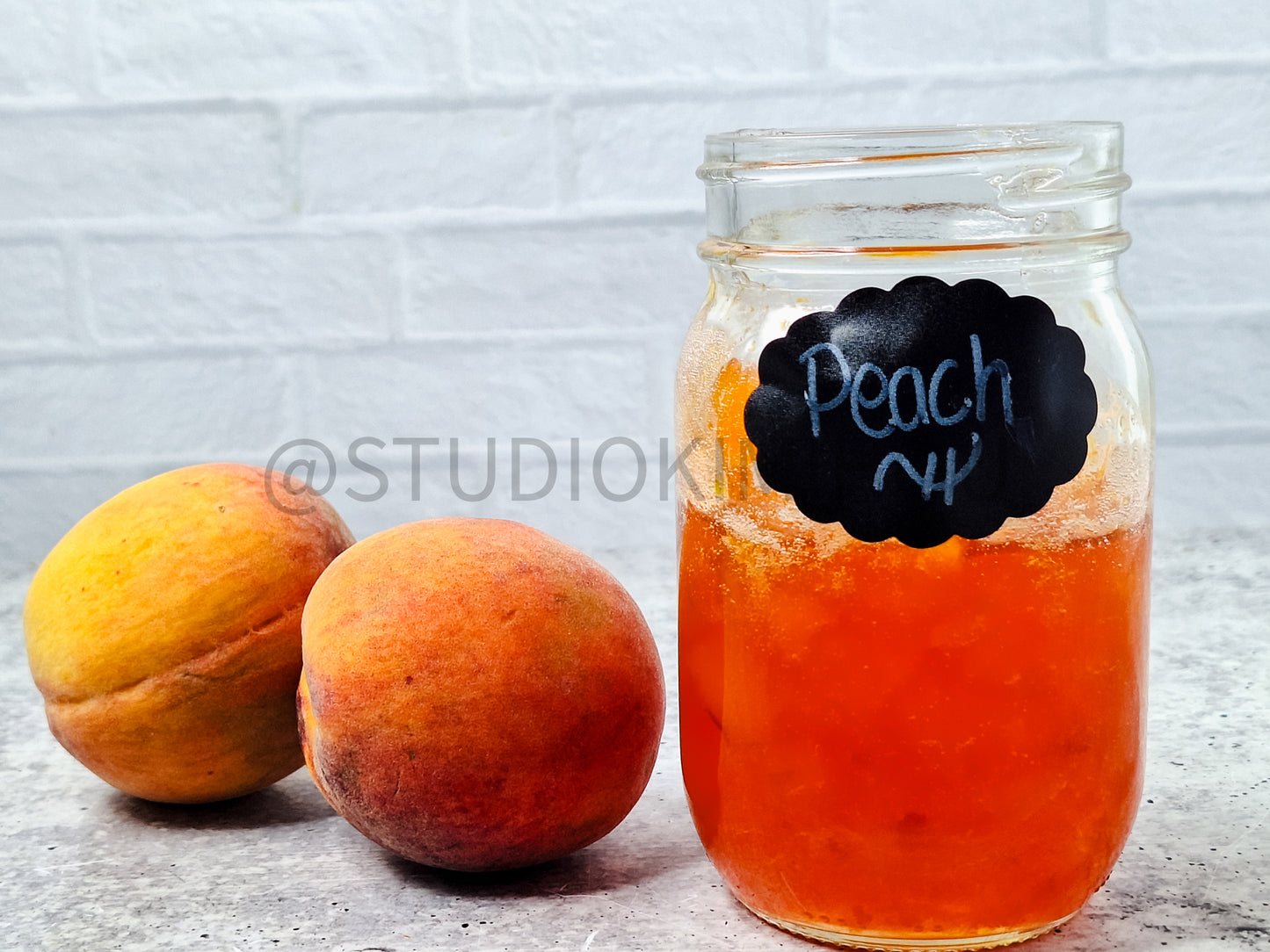 Semi-Exclusive Peach Jam on Concrete