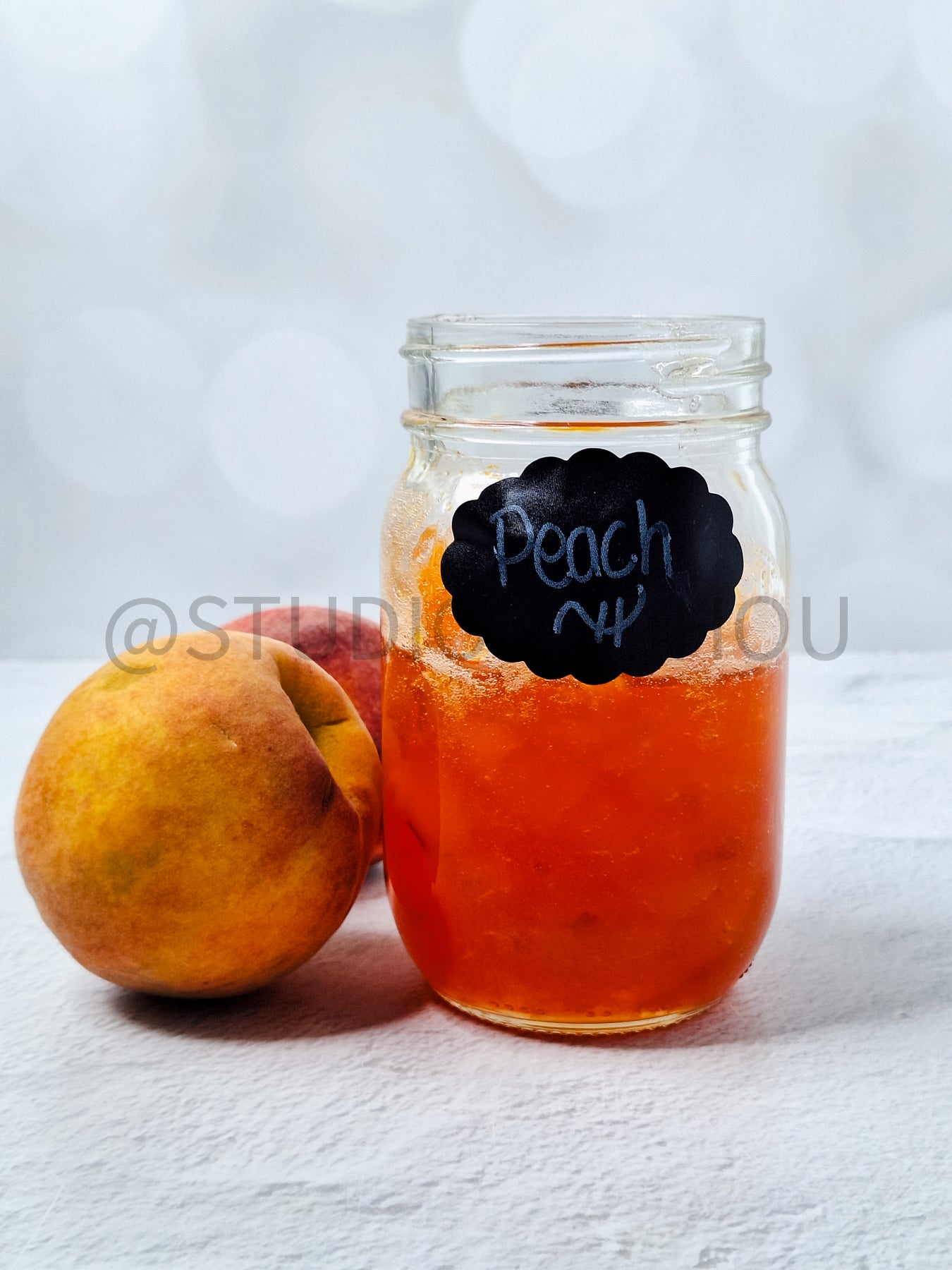 Semi-Exclusive Peach Jam on Linen