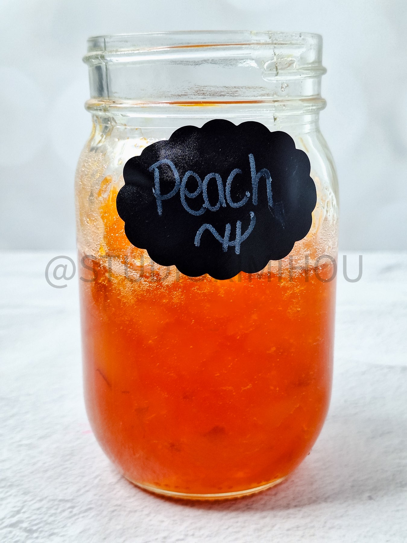 Semi-Exclusive Peach Jam on Linen
