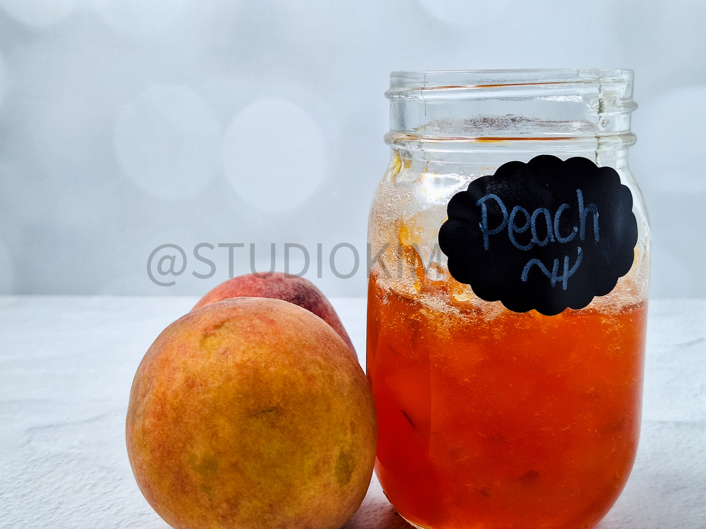 Semi-Exclusive Peach Jam on Linen