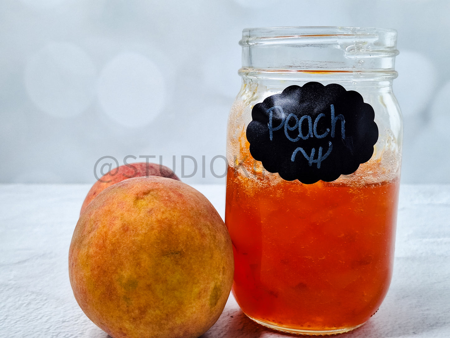 Semi-Exclusive Peach Jam on Linen