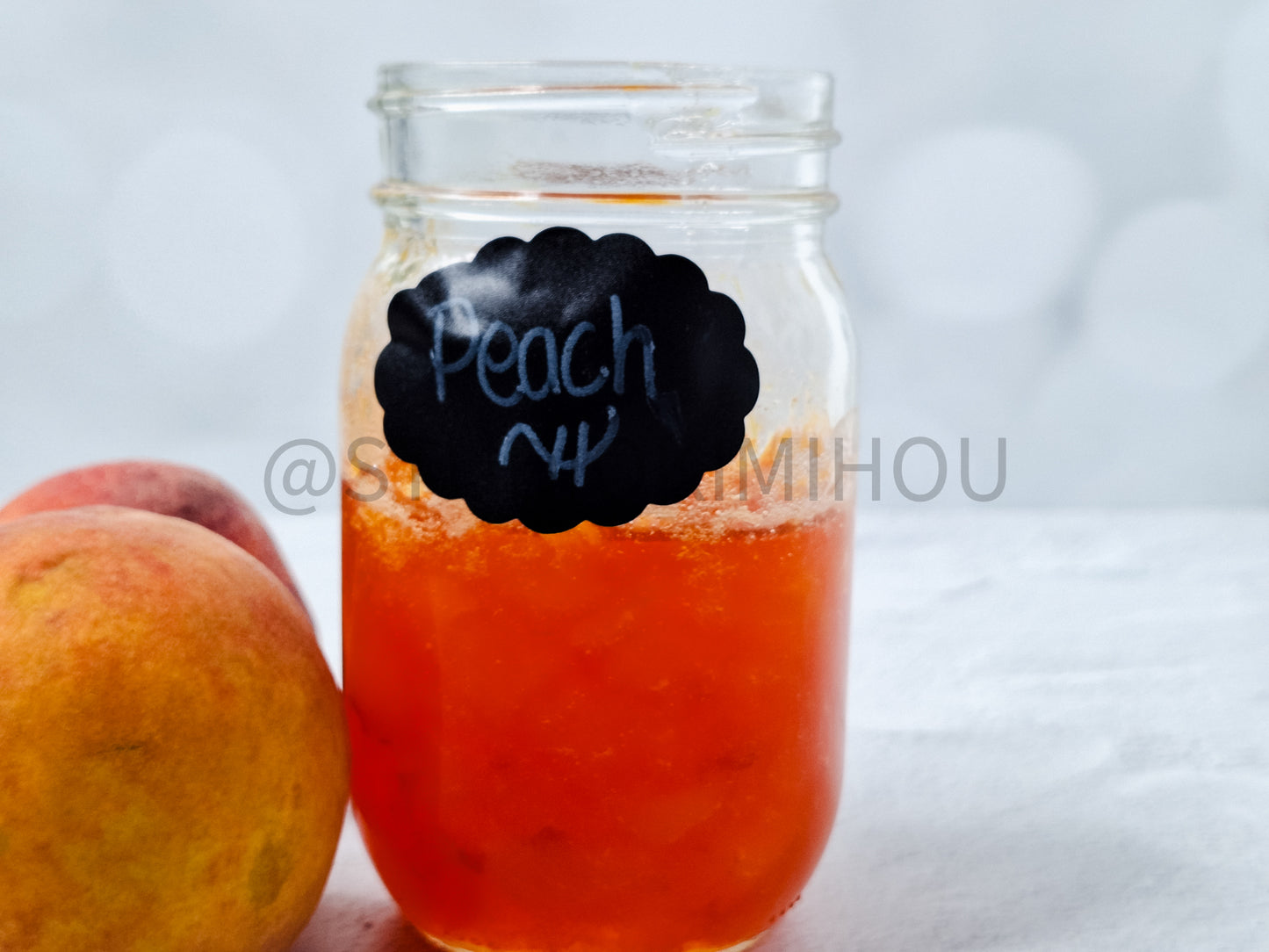 Semi-Exclusive Peach Jam on Linen