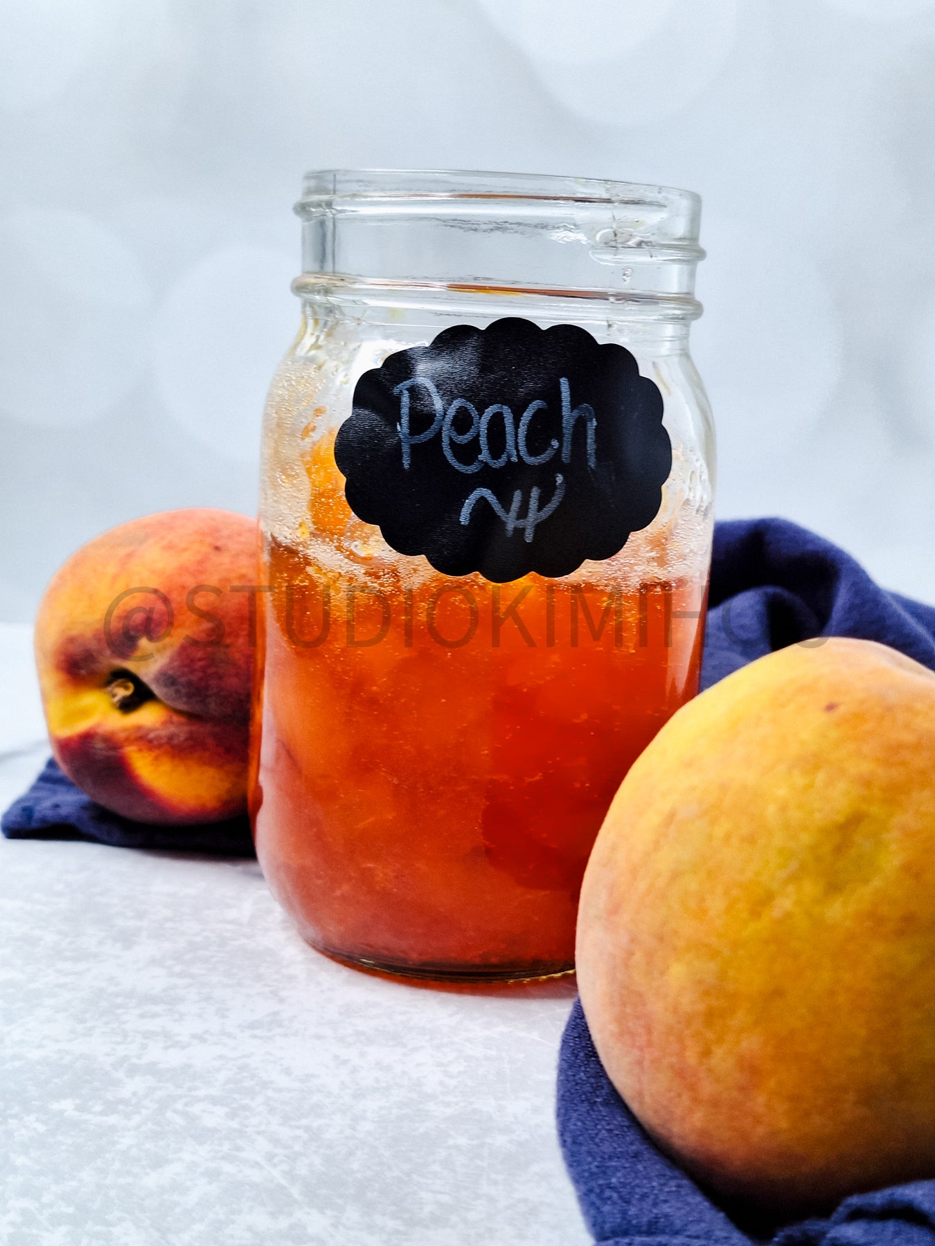 Semi-Exclusive Peach Jam on Marble