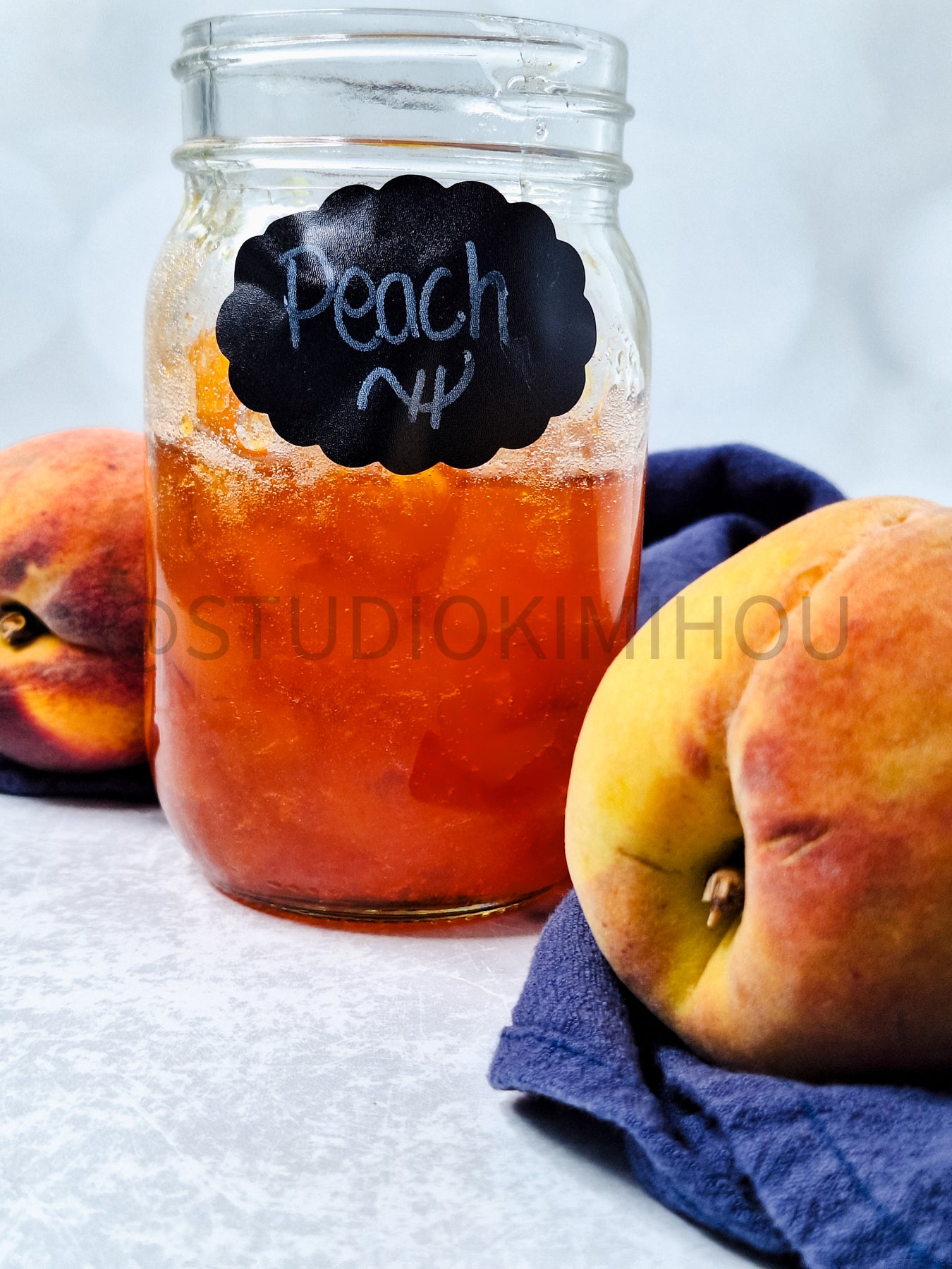 Semi-Exclusive Peach Jam on Marble