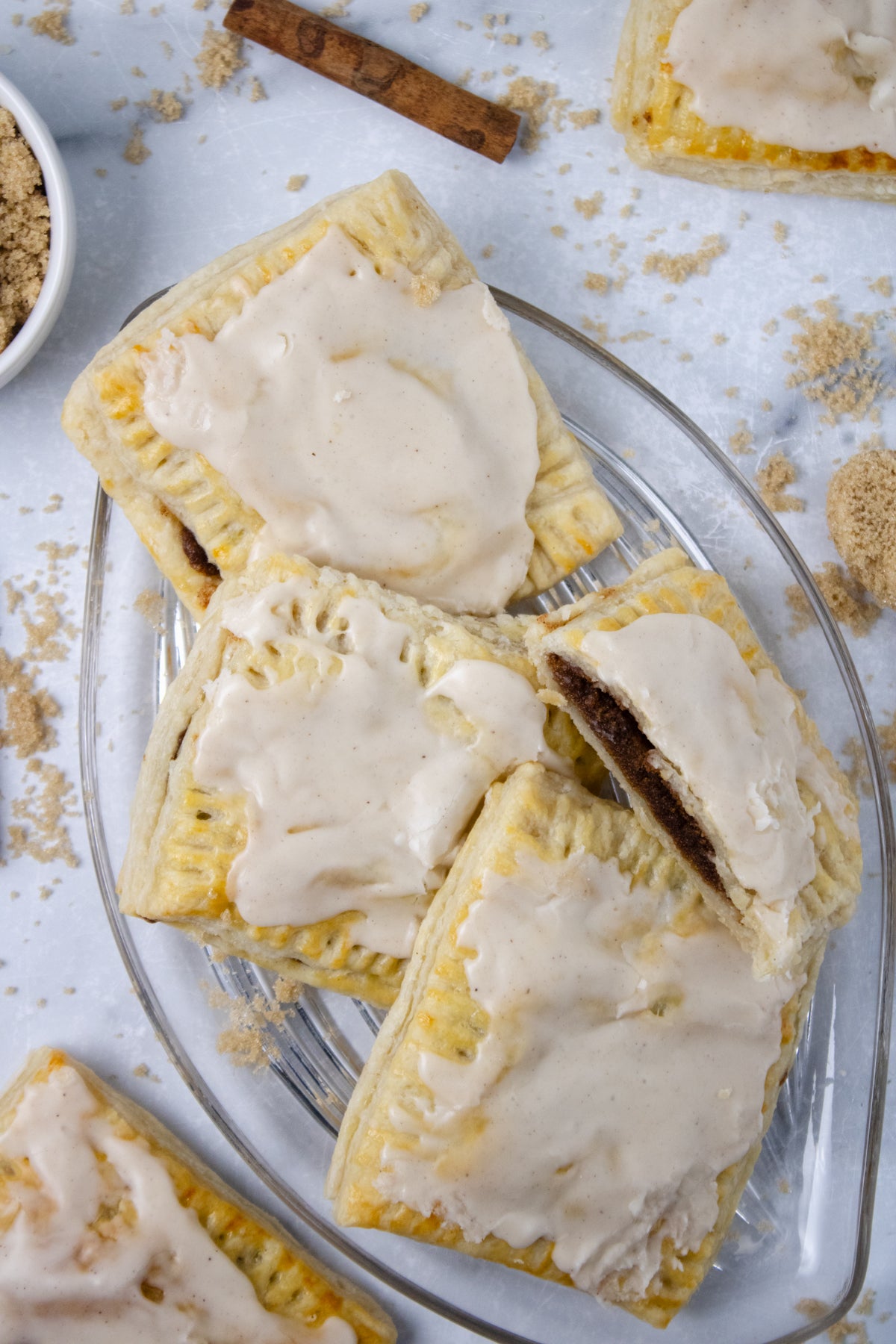 Semi-Exclusive BUNDLE Brown Sugar Sour Dough Puff Pastry on Marble