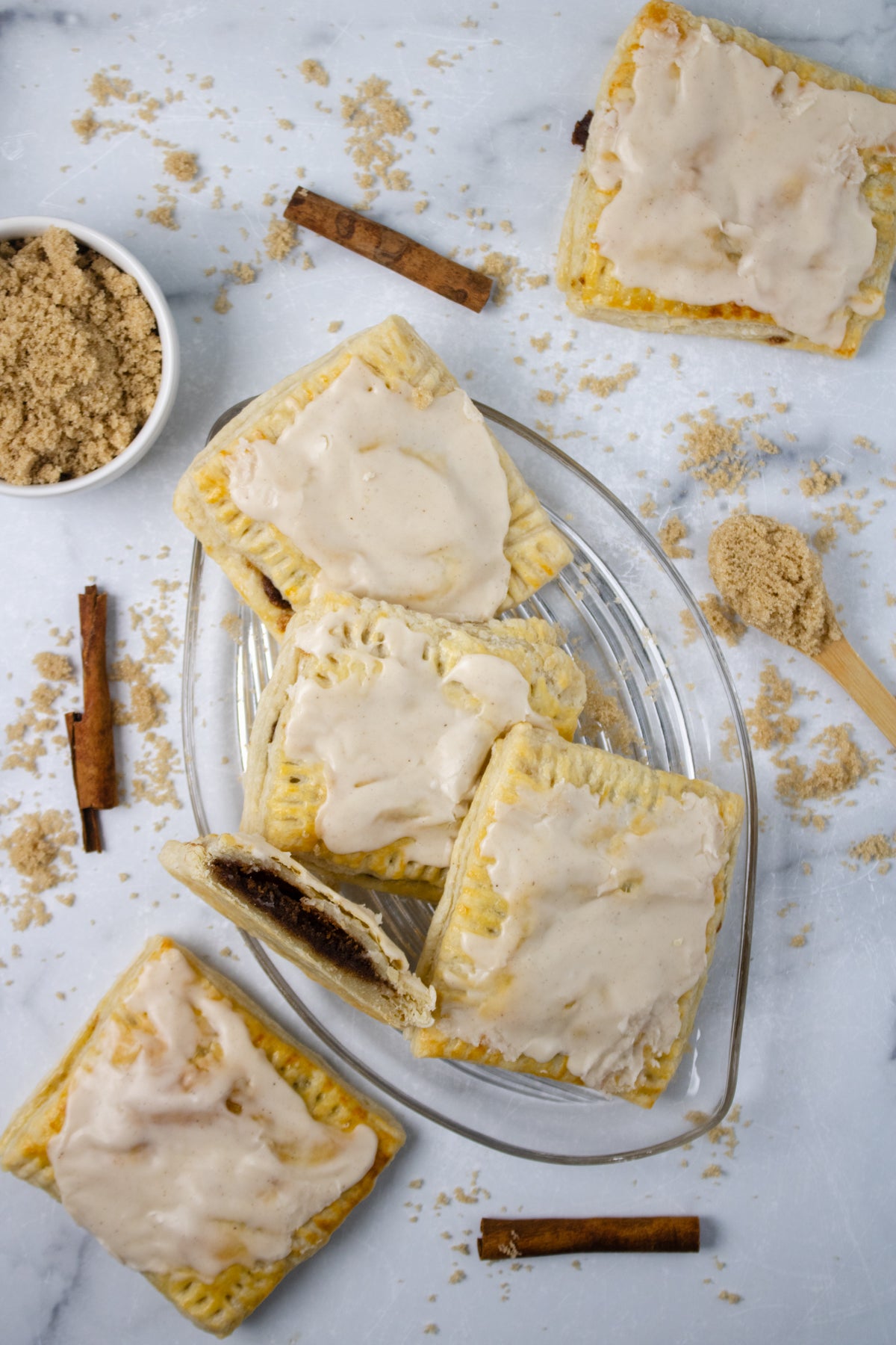 Semi-Exclusive BUNDLE Brown Sugar Sour Dough Puff Pastry on Marble