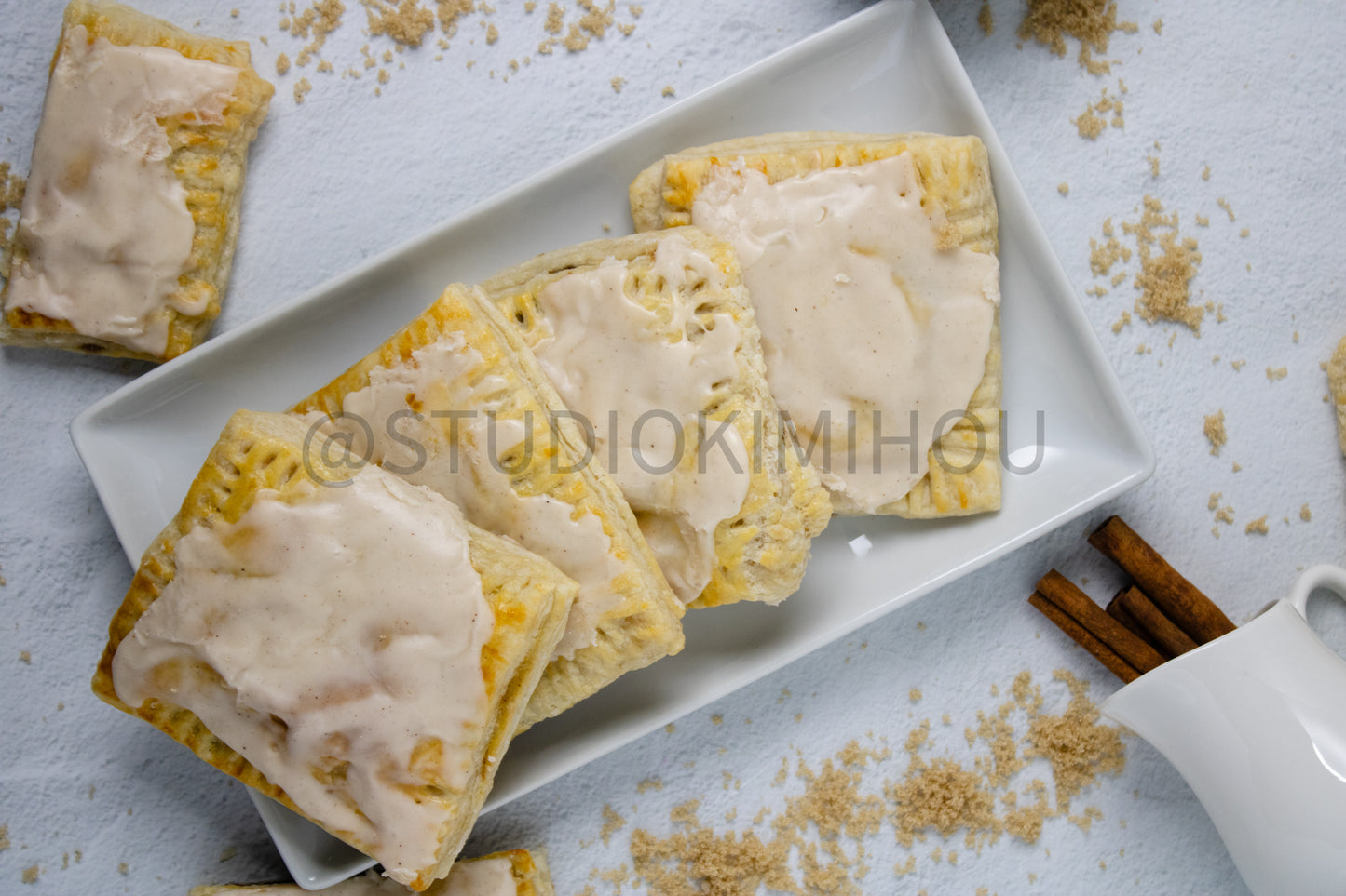 Semi-Exclusive BUNDLE Brown Sugar Sour Dough Puff Pastry on Linen