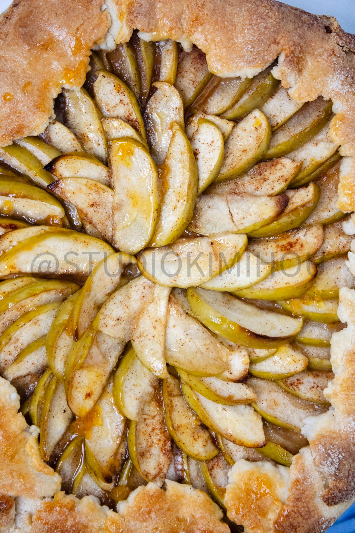 Semi-Exclusive Apple Galette on Marble
