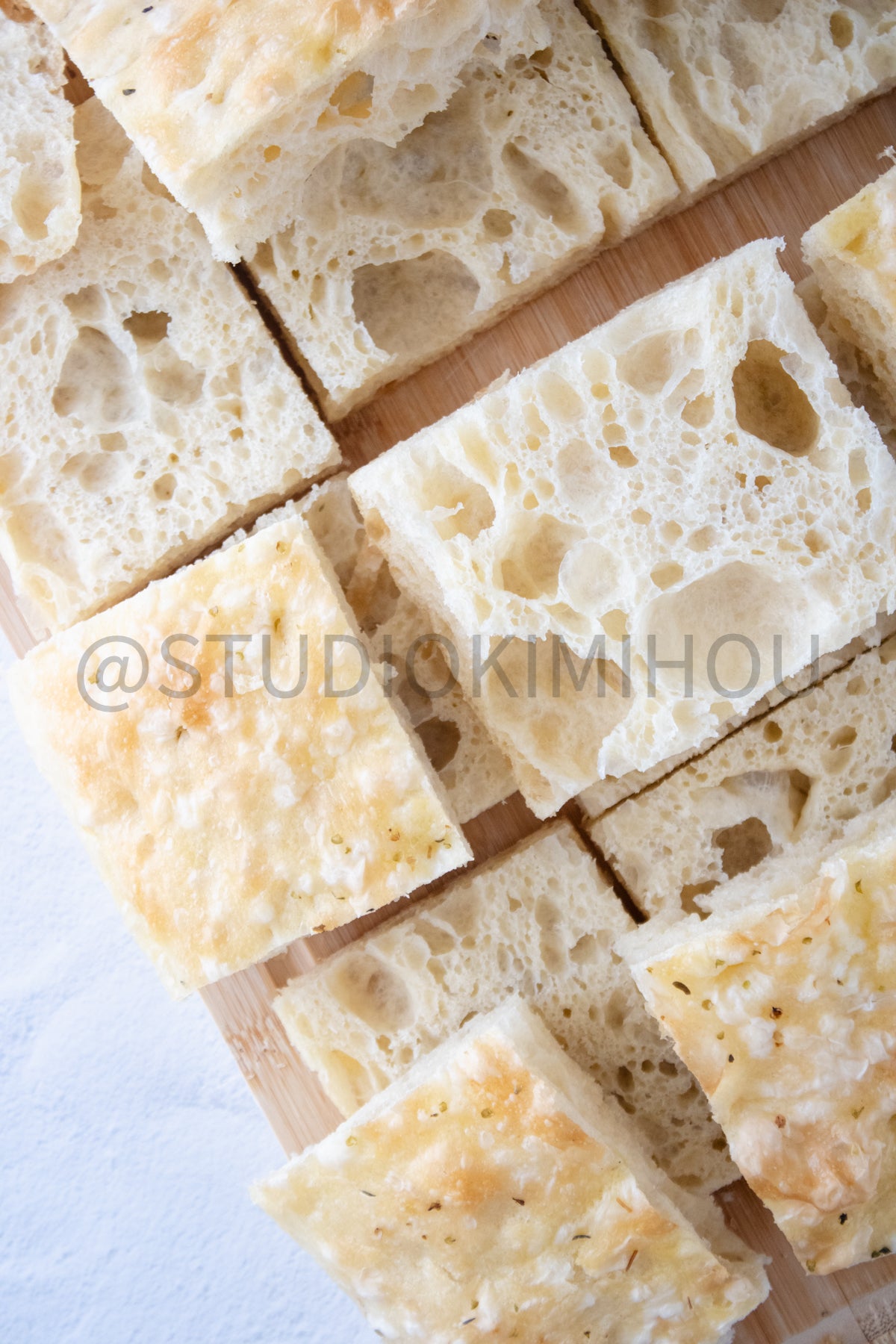 Semi-Exclusive Focaccia Sandwich Bread on Linen
