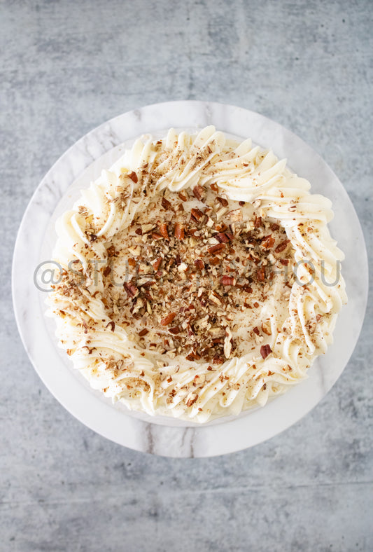 Semi-Exclusive Italian Cream Cake on Concrete