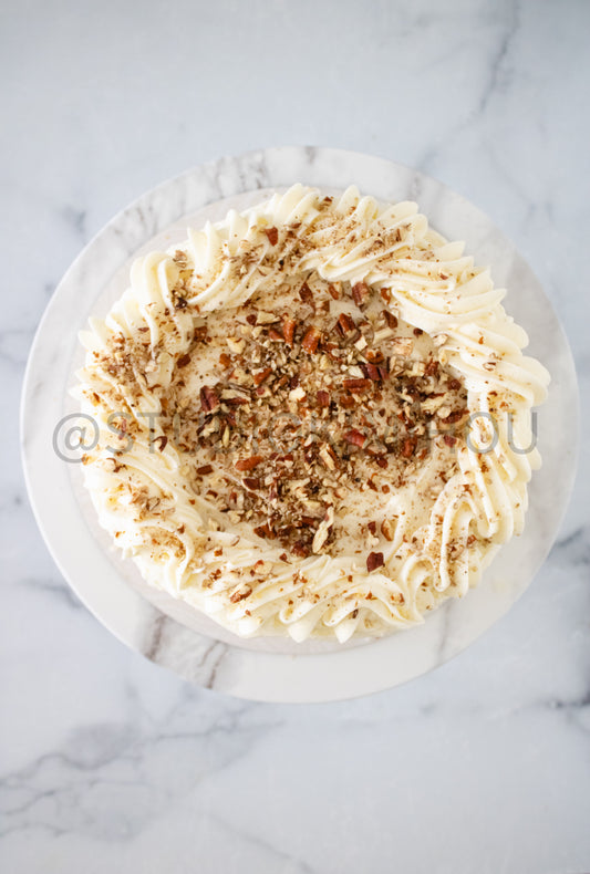 Semi-Exclusive Italian Cream Cake on Marble