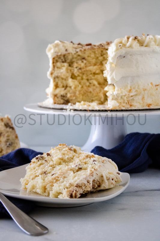 Semi-Exclusive Italian Cream Cake on Marble