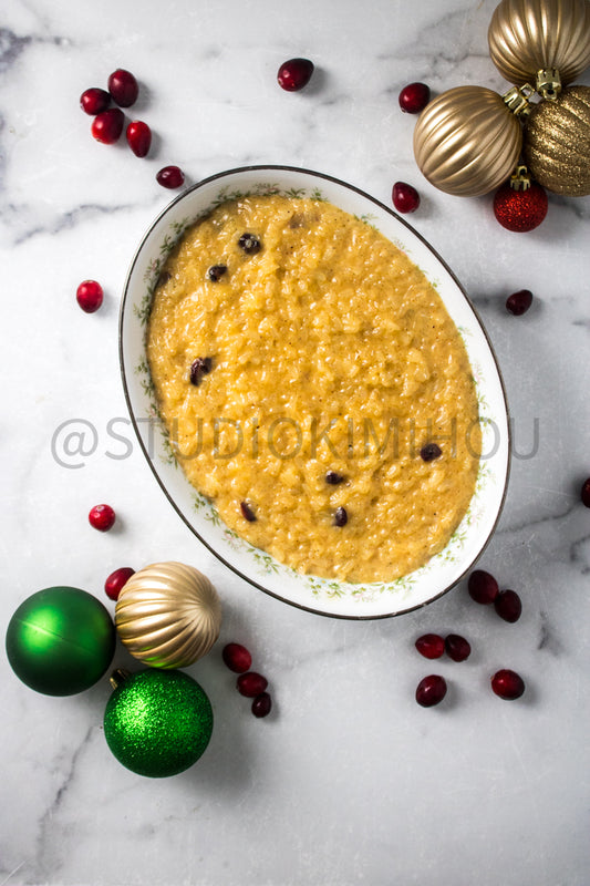 Semi-Exclusive Stove Top Rice Pudding on Marble