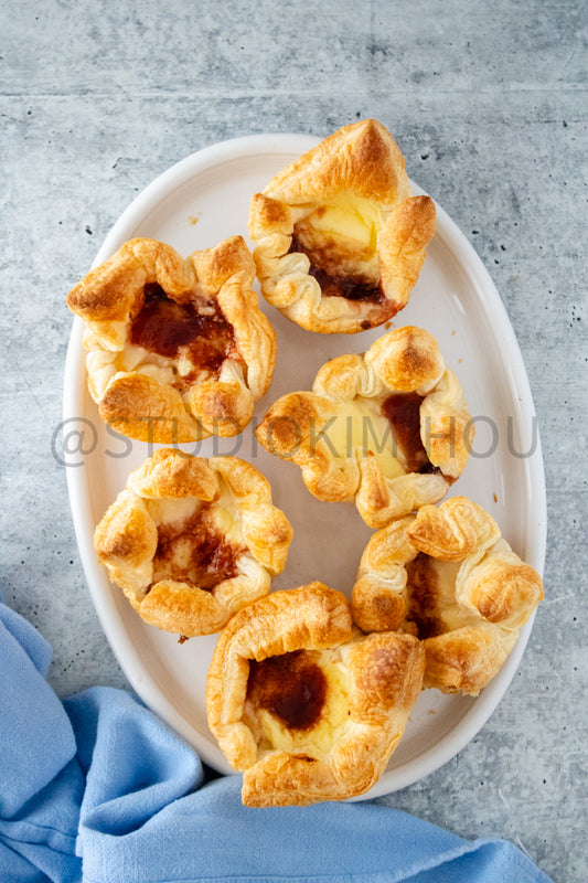 Semi-Exclusive Starbucks Sugar Plum Puff Pastry on Concrete