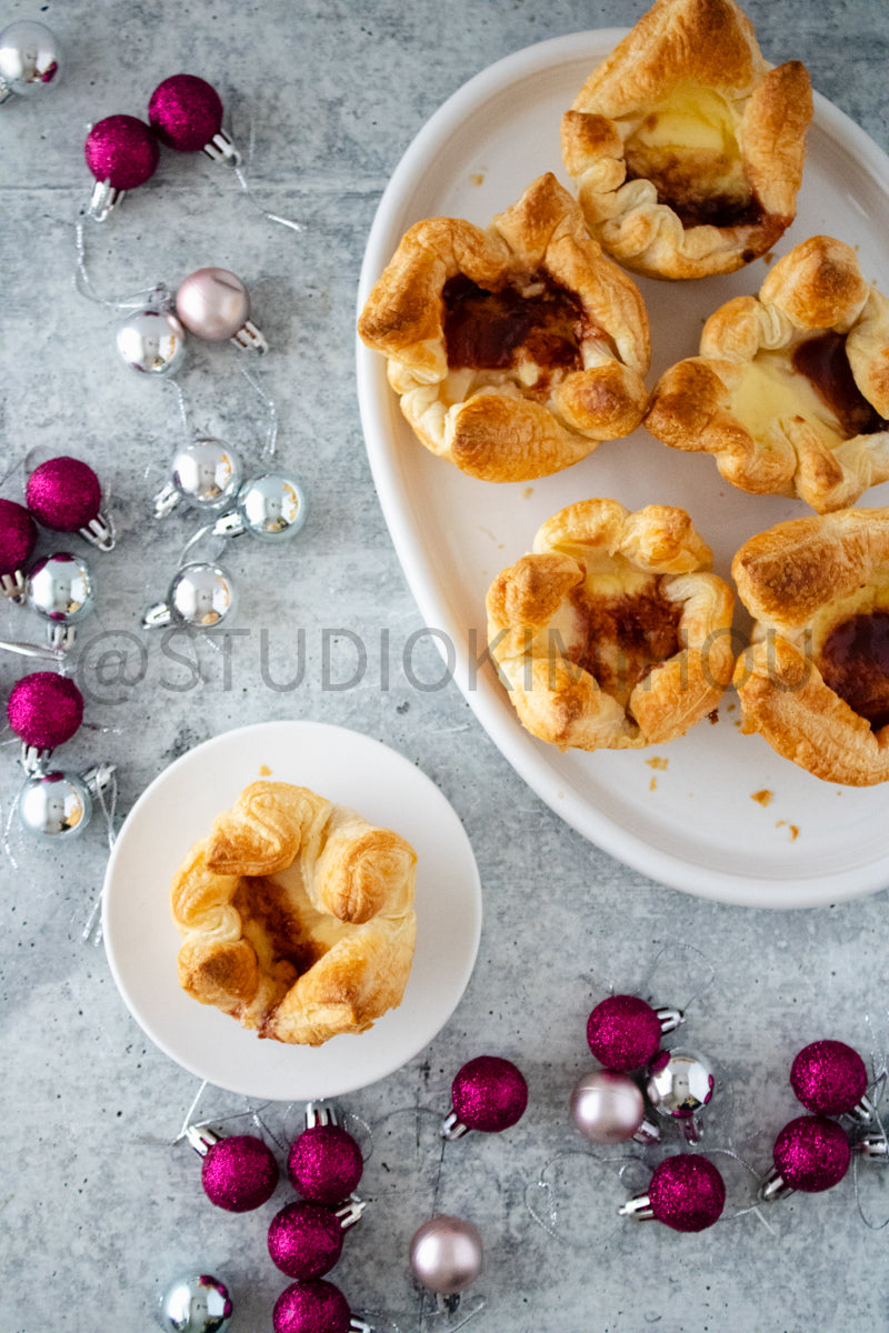 Semi-Exclusive Starbucks Sugar Plum Puff Pastry on Concrete