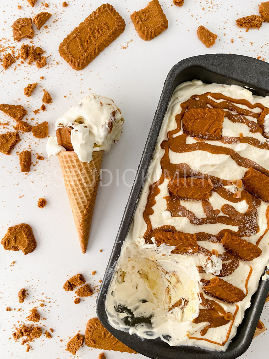 PLR- Biscoff Cheesecake Ice Cream