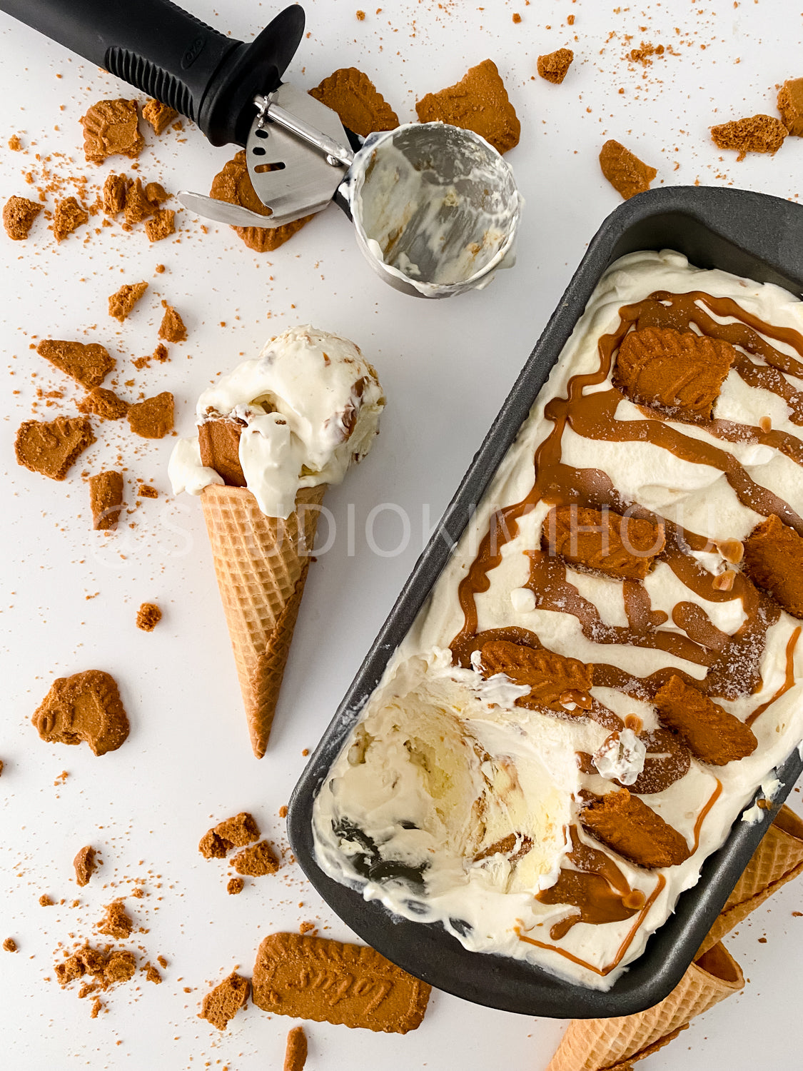 PLR- Biscoff Cheesecake Ice Cream