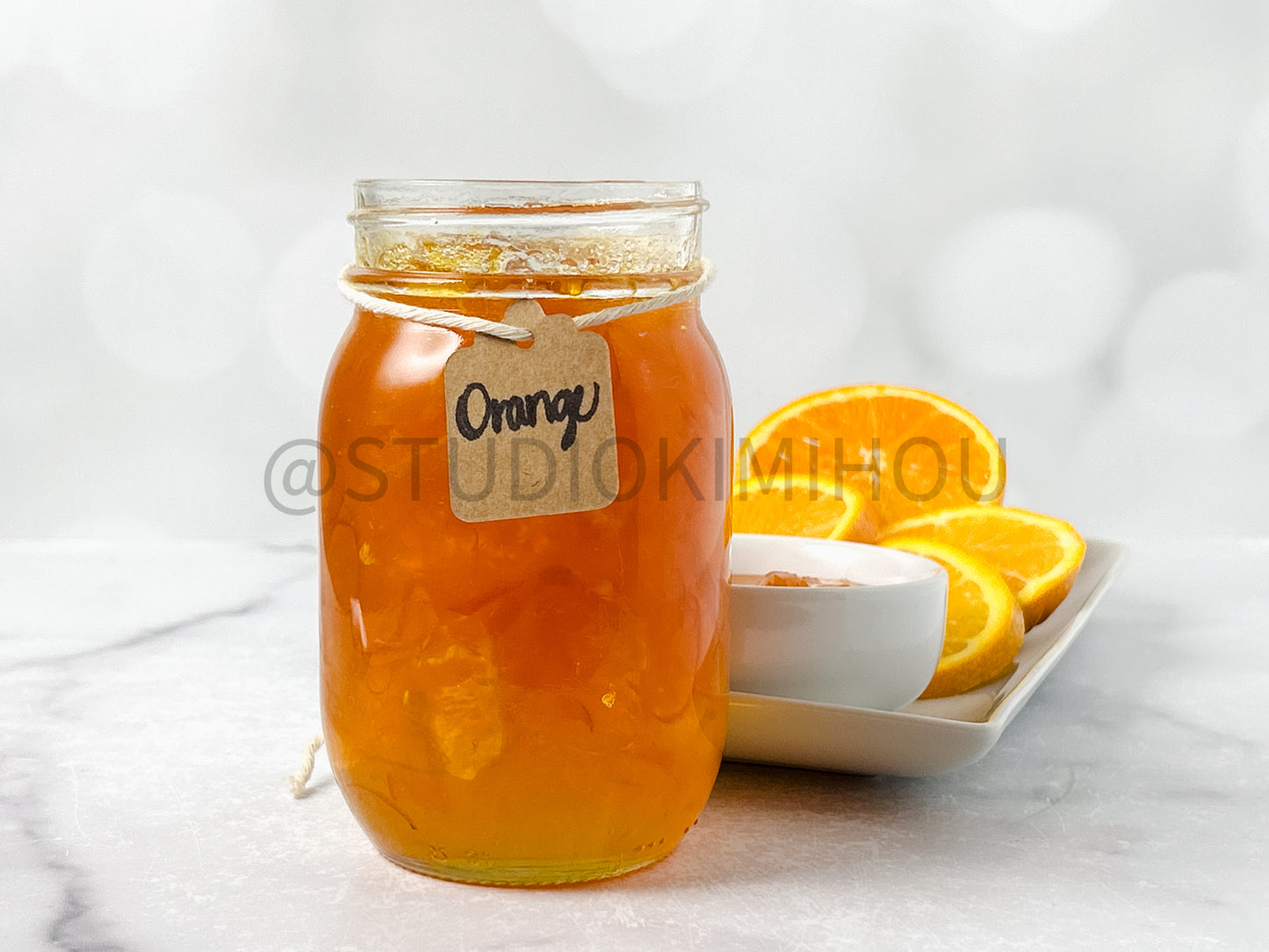 Semi-Exclusive Orange Marmalade on Marble