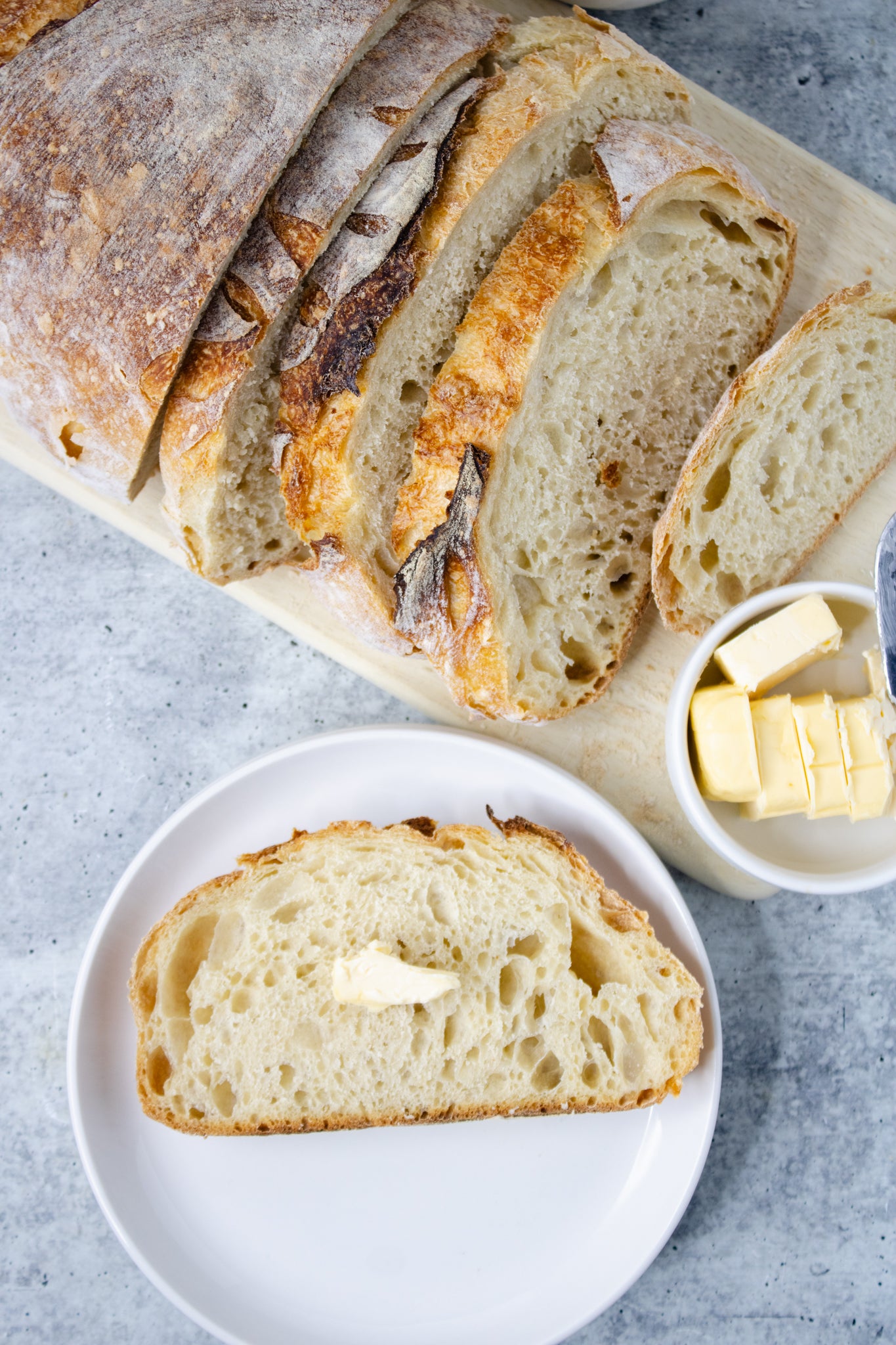 Semi-Exclusive Sourdough Bread on Concrete