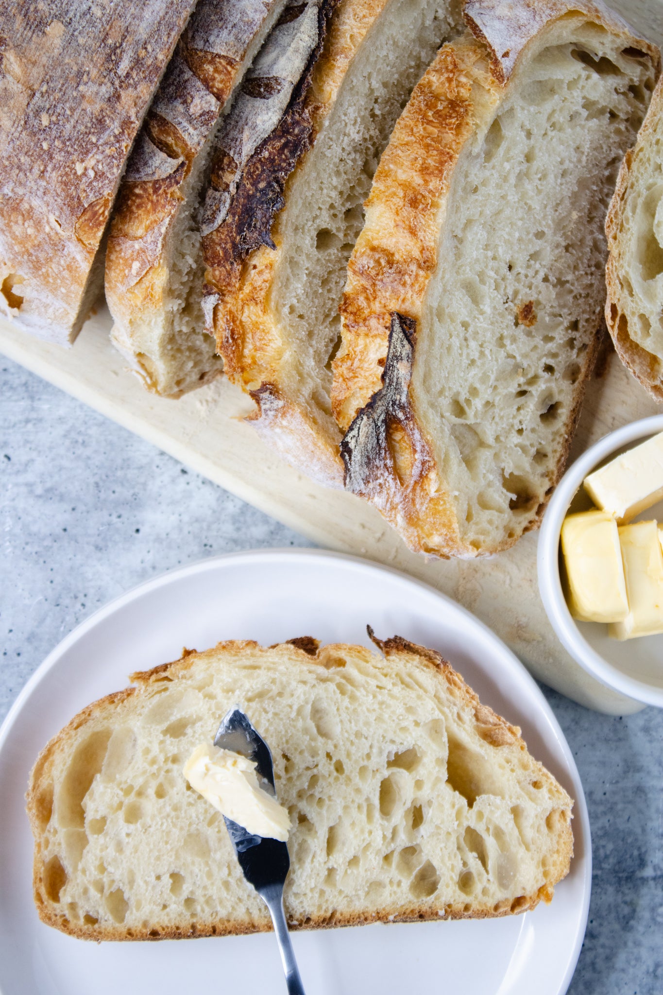 Semi-Exclusive Sourdough Bread on Concrete