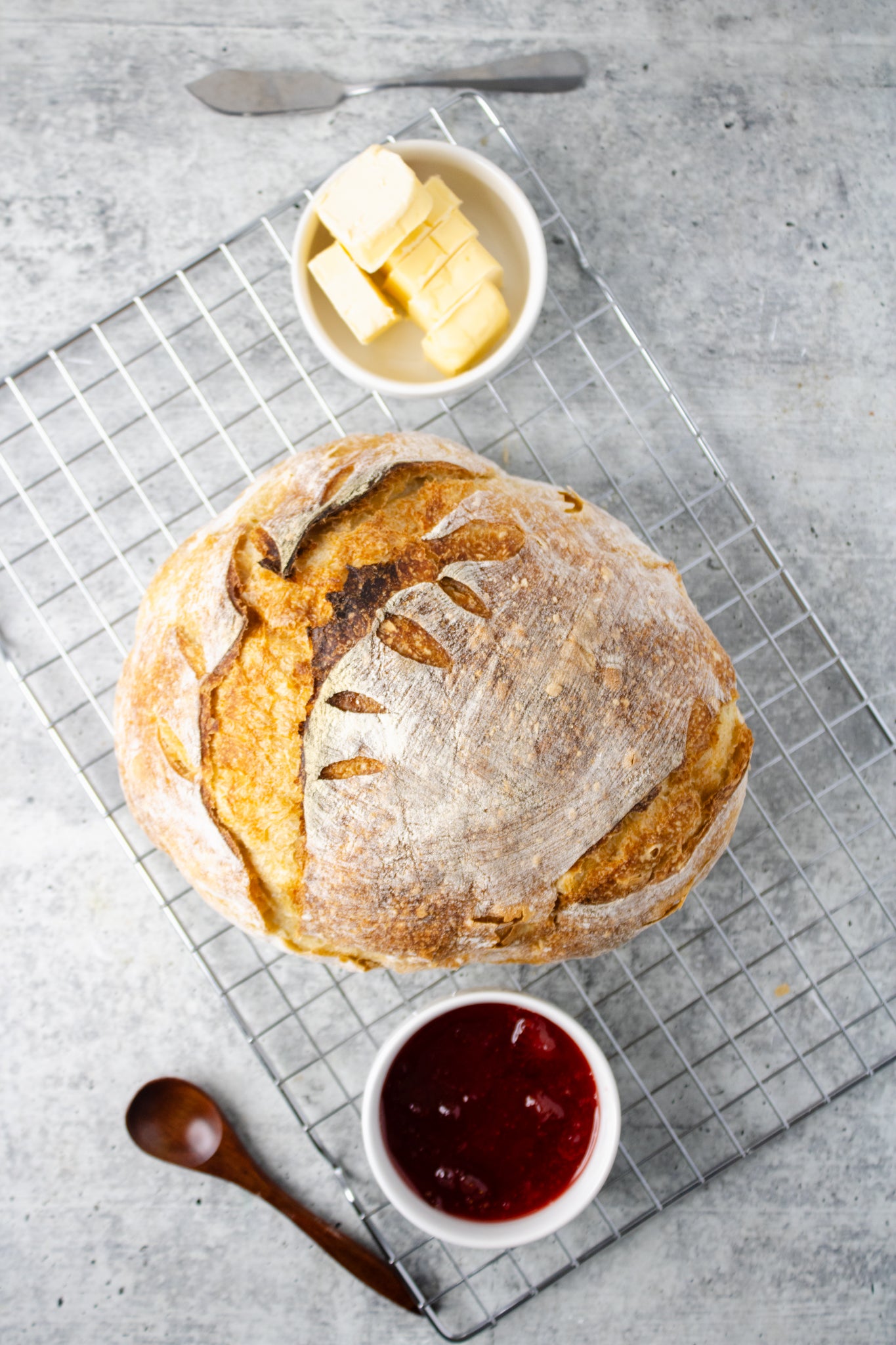 Semi-Exclusive Sourdough Bread on Concrete