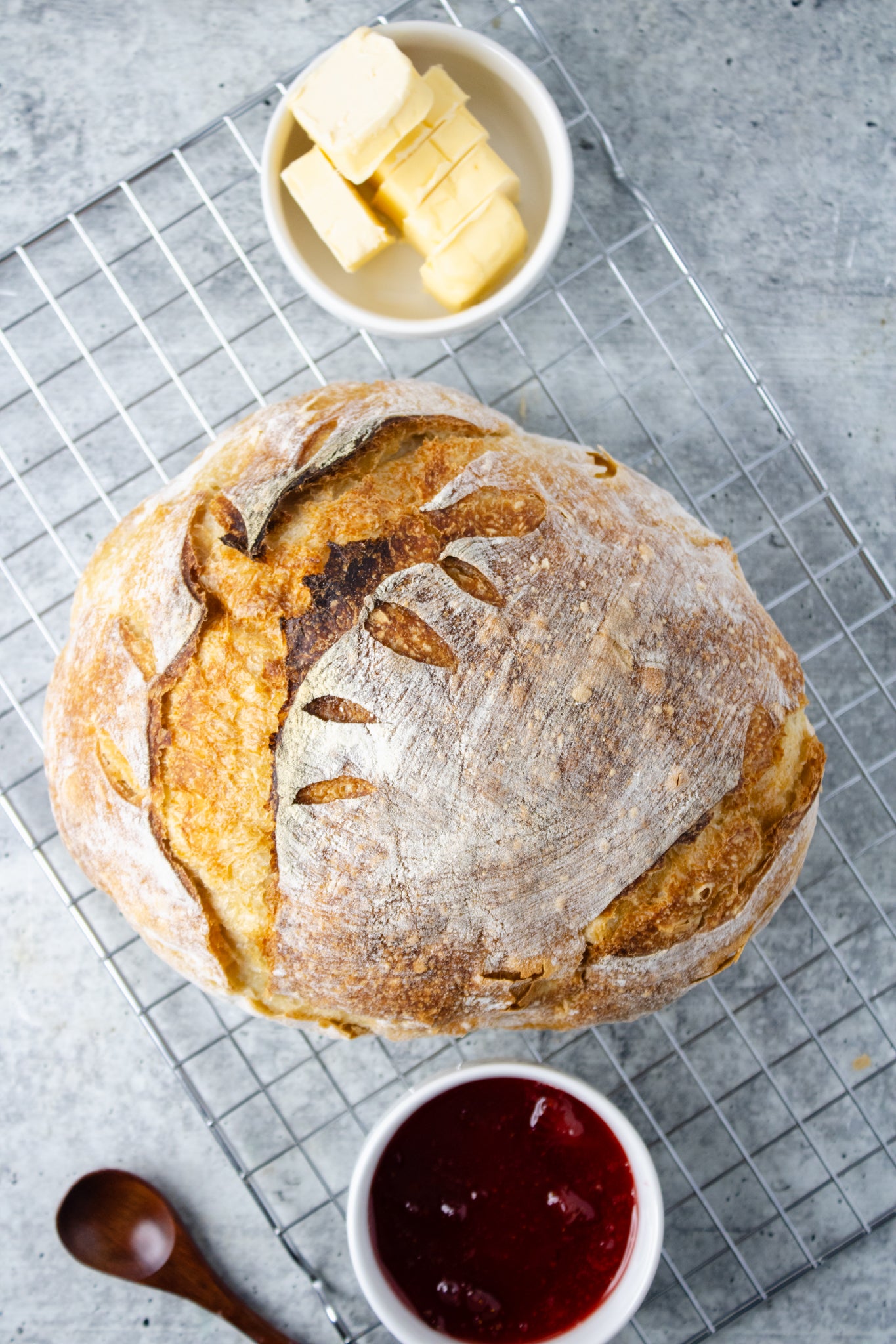 Semi-Exclusive Sourdough Bread on Concrete
