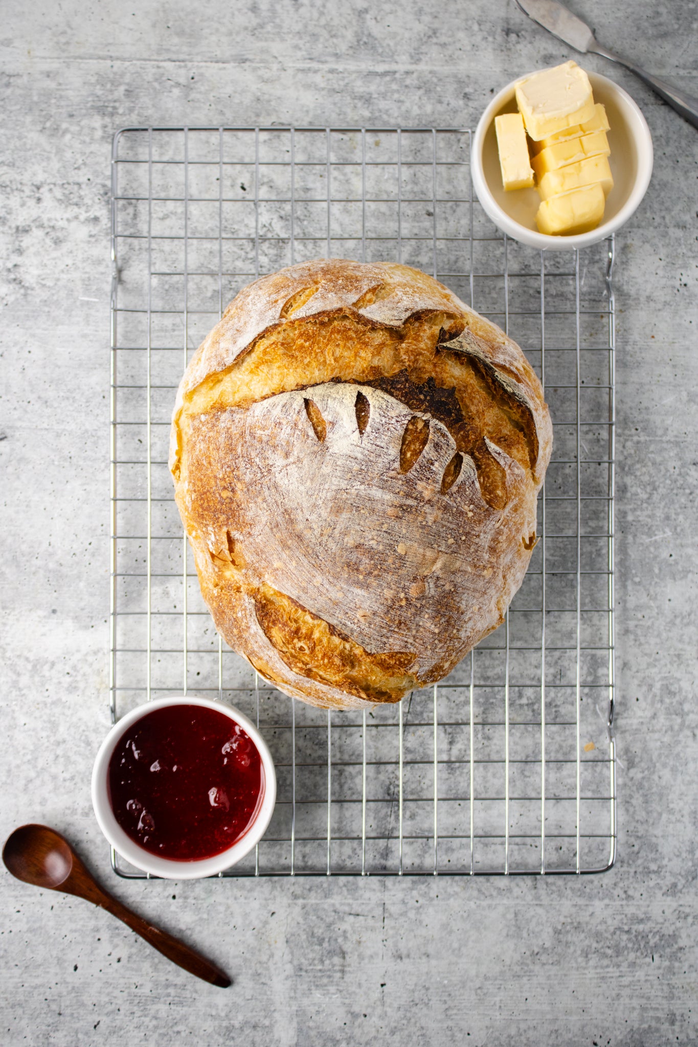 Semi-Exclusive Sourdough Bread on Concrete