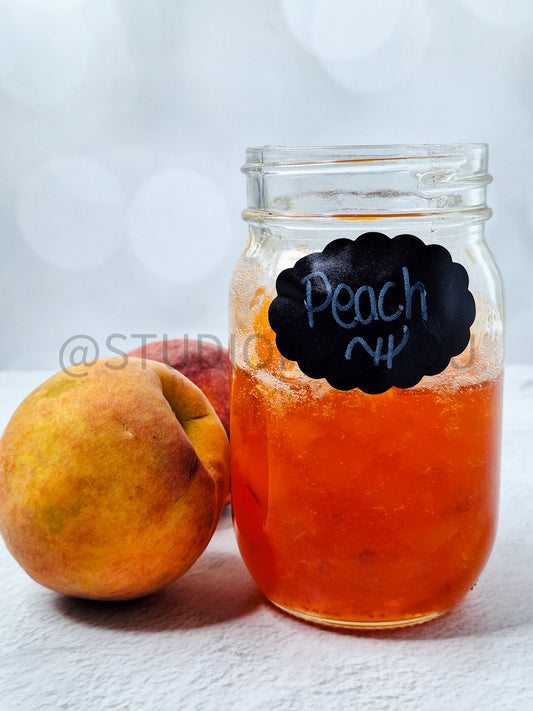 Semi-Exclusive Peach Jam on Linen