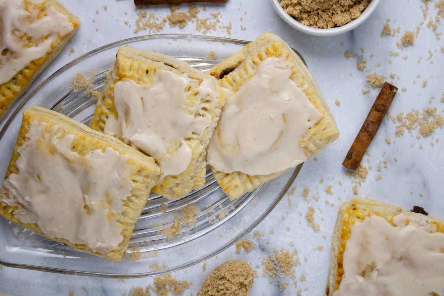 Semi-Exclusive BUNDLE Brown Sugar Sour Dough Puff Pastry on Marble