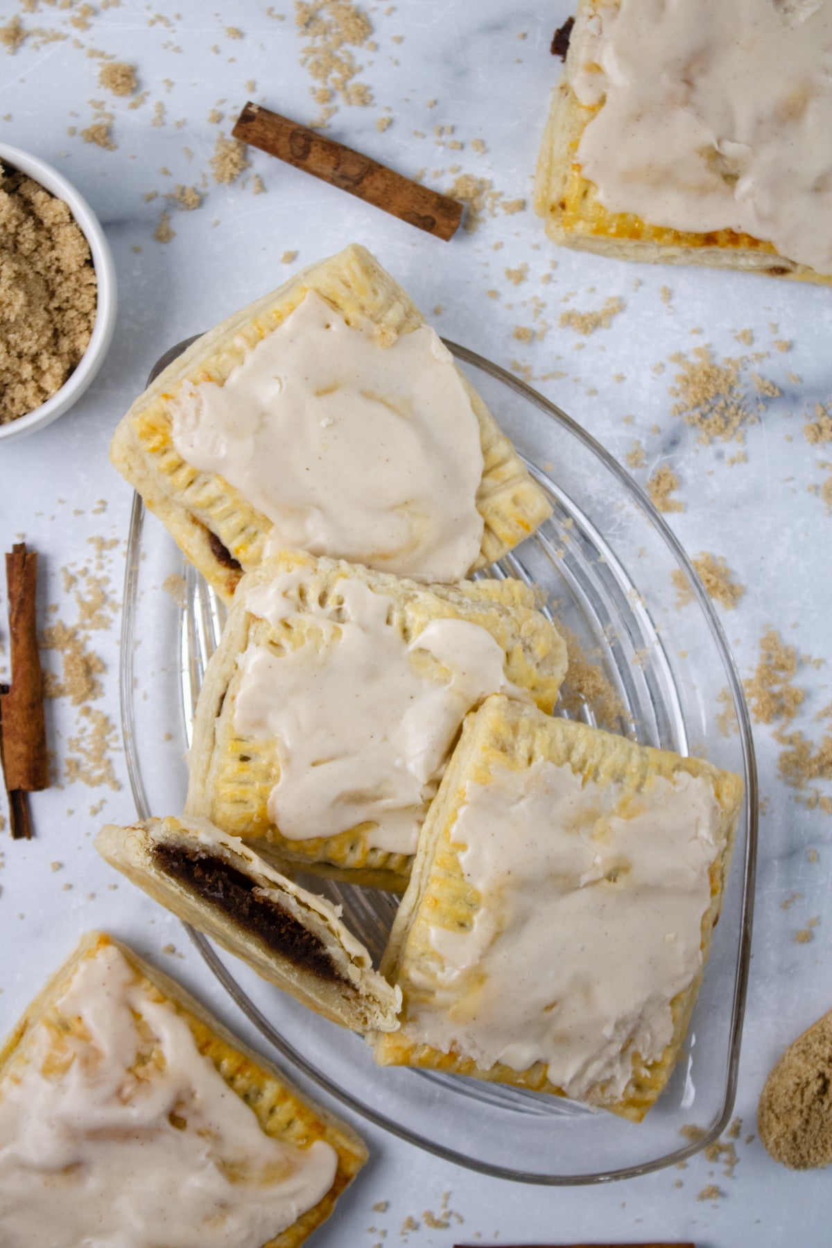 Semi-Exclusive BUNDLE Brown Sugar Sour Dough Puff Pastry on Marble