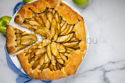 Semi-Exclusive Apple Galette on Marble
