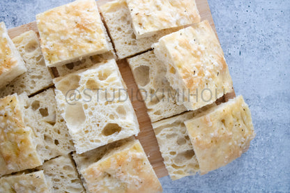 Semi-Exclusive Focaccia Sandwich Bread on Concrete