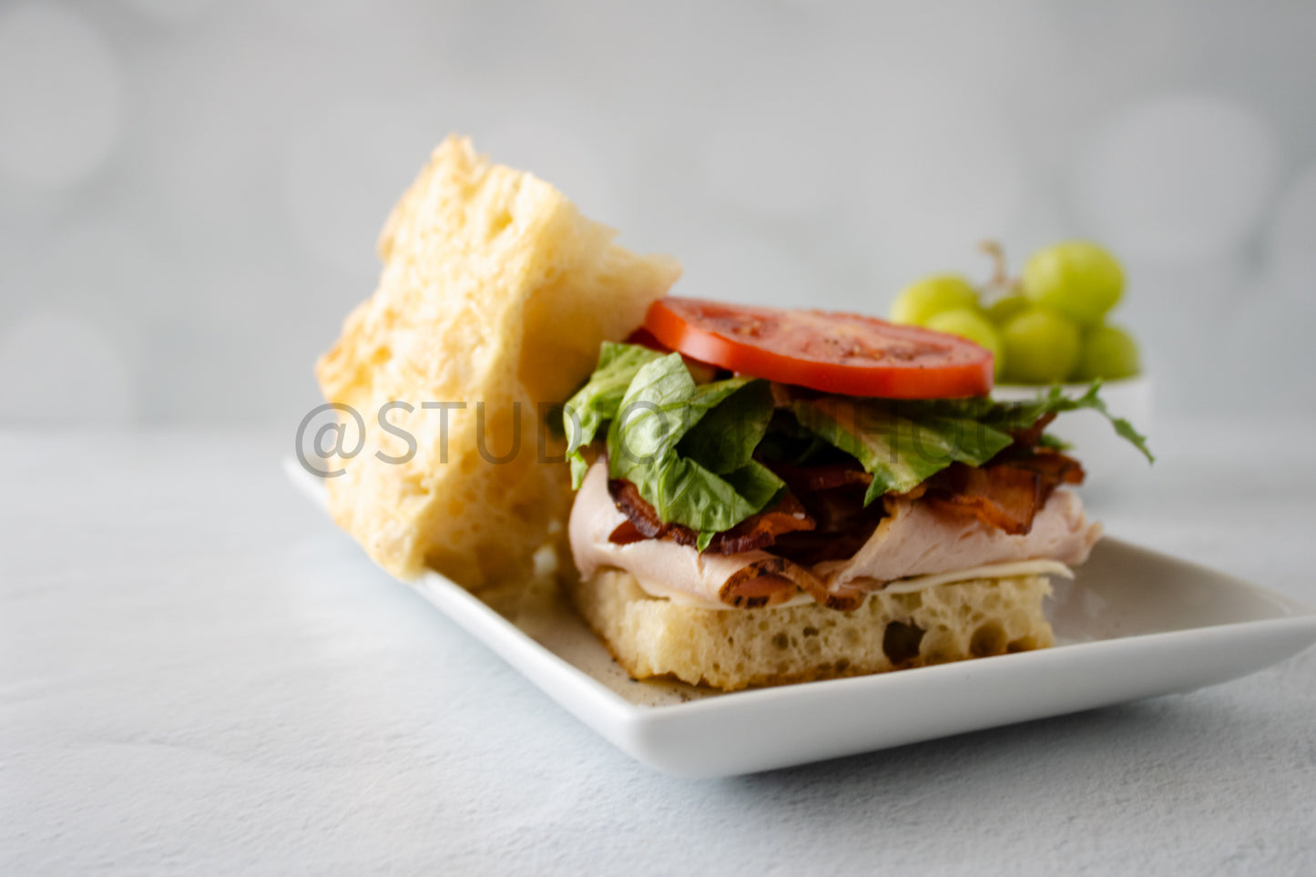 Semi-Exclusive Focaccia Sandwich Bread on Linen