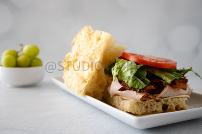 Semi-Exclusive Focaccia Sandwich Bread on Linen