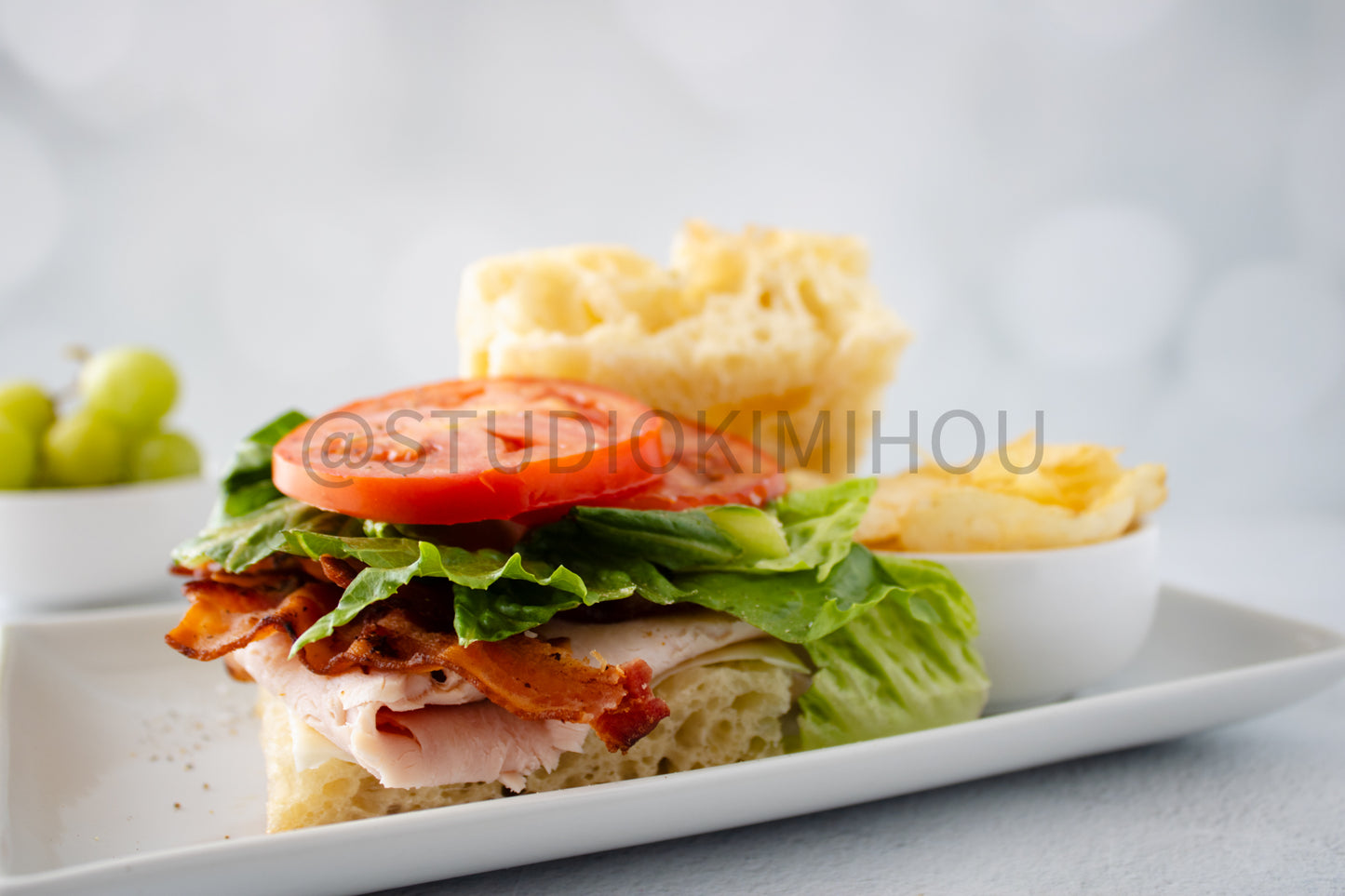 Semi-Exclusive Focaccia Sandwich Bread on Linen