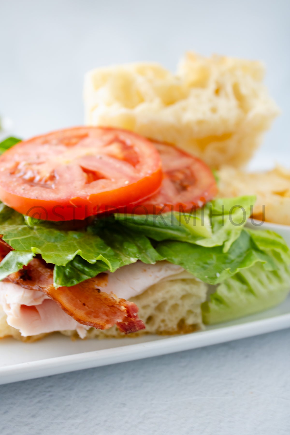 Semi-Exclusive Focaccia Sandwich Bread on Linen