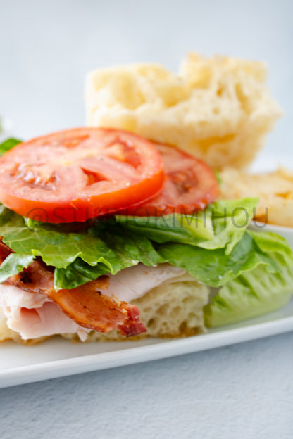 Semi-Exclusive Focaccia Sandwich Bread on Linen