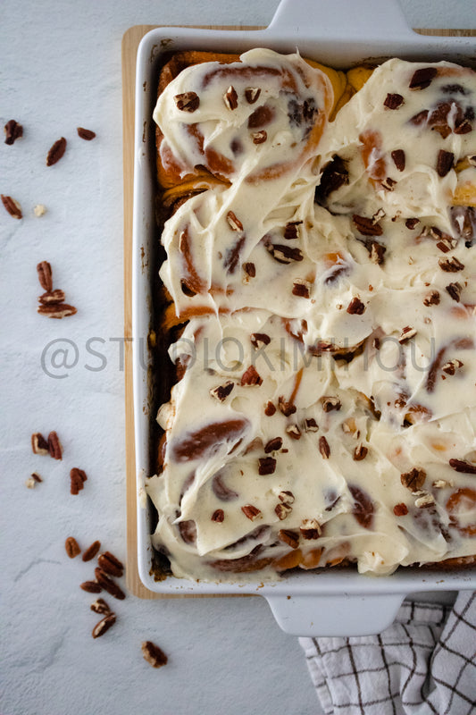 Semi-Exclusive Sweet Potato Cinnamon Rolls