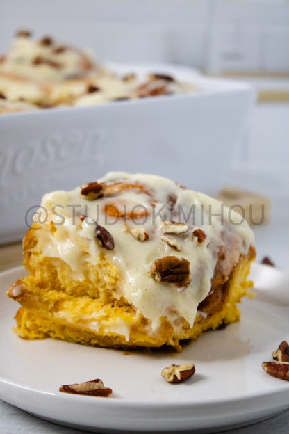 Semi-Exclusive Sweet Potato Cinnamon Rolls