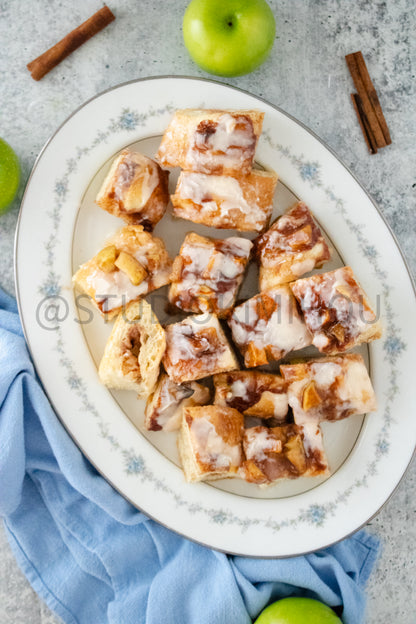 Semi-Exclusive Apple Fritter Focaccia on Concrete