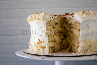 Semi-Exclusive Italian Cream Cake on Concrete