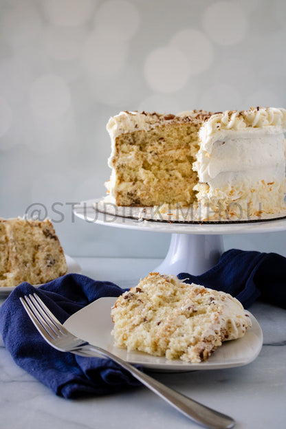 Semi-Exclusive Italian Cream Cake on Marble