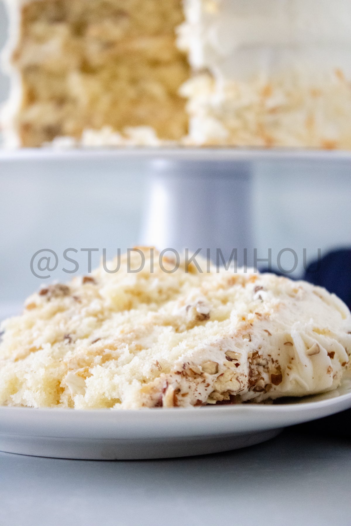 Semi-Exclusive Italian Cream Cake on Marble