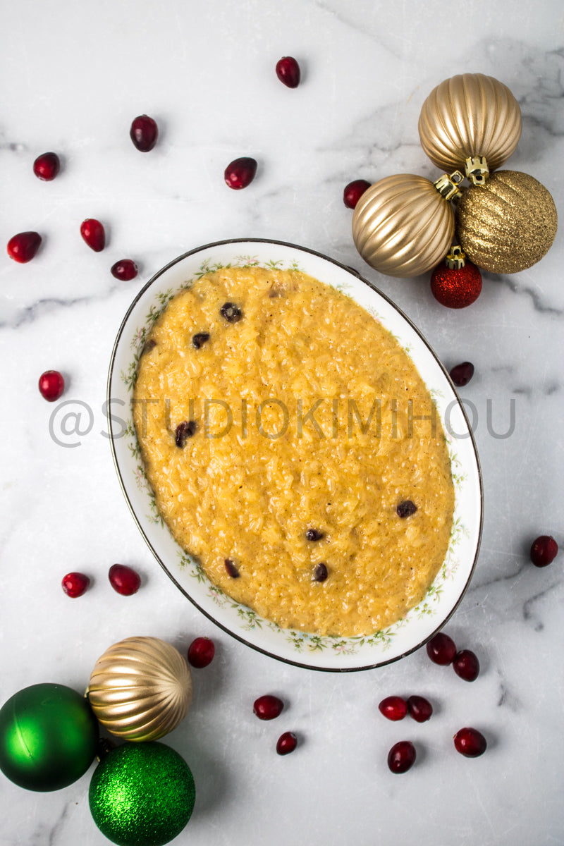 Semi-Exclusive Stove Top Rice Pudding on Marble
