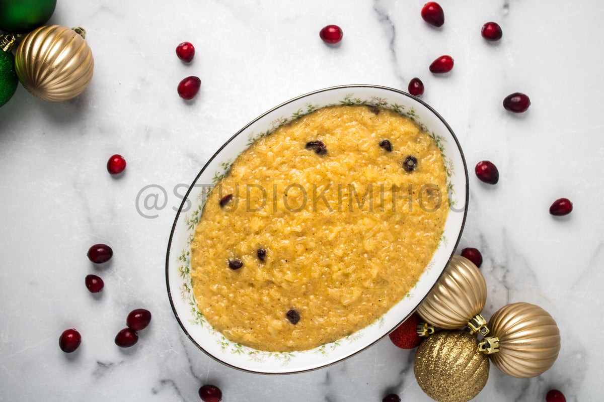 Semi-Exclusive Stove Top Rice Pudding on Marble