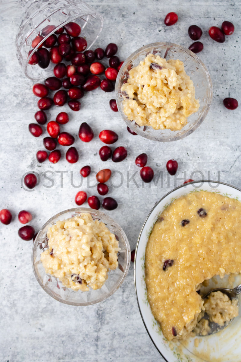 Semi-Exclusive Stove Top Rice Pudding on Concrete