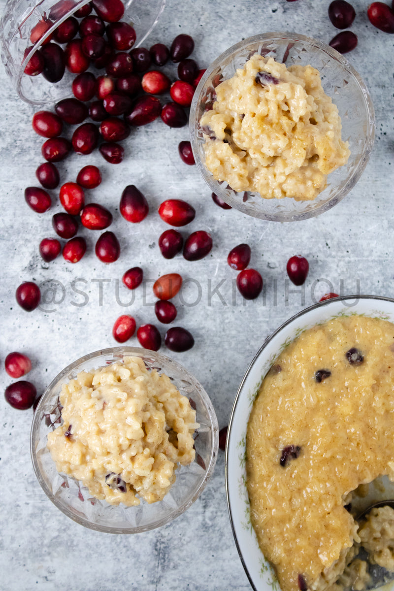 Semi-Exclusive Stove Top Rice Pudding on Concrete