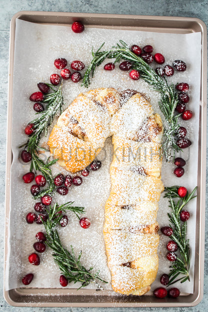 Semi-Exclusive Candy Cane Pastry on Concrete